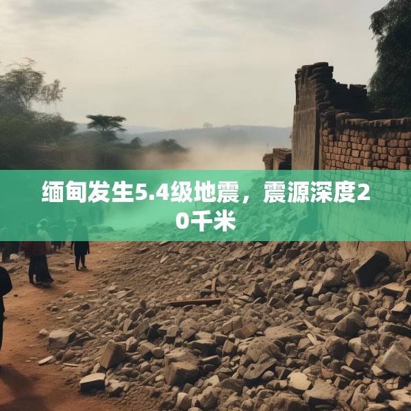 缅甸发生5.4级地震，震源深度20千米