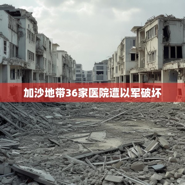 加沙地带36家医院遭以军破坏