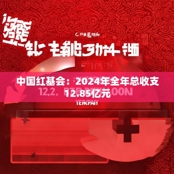 中国红基会：2024年全年总收支12.85亿元