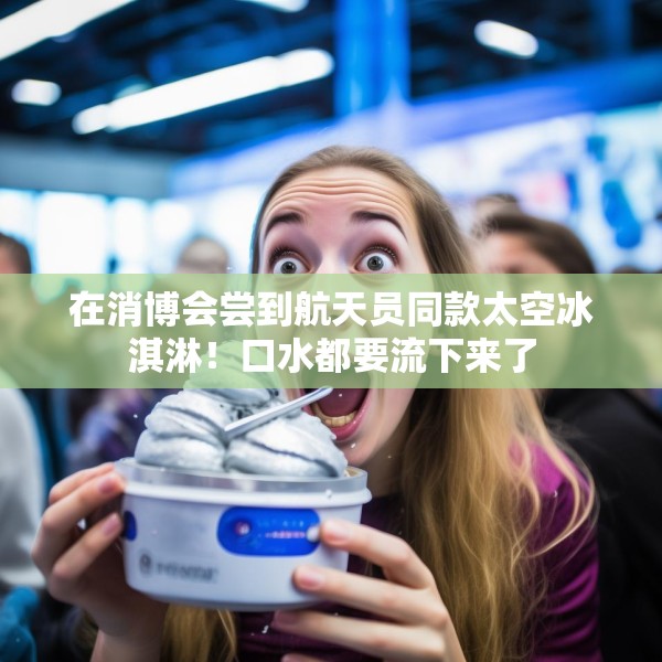 在消博会尝到航天员同款太空冰淇淋！口水都要流下来了
