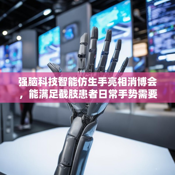 强脑科技智能仿生手亮相消博会，能满足截肢患者日常手势需要