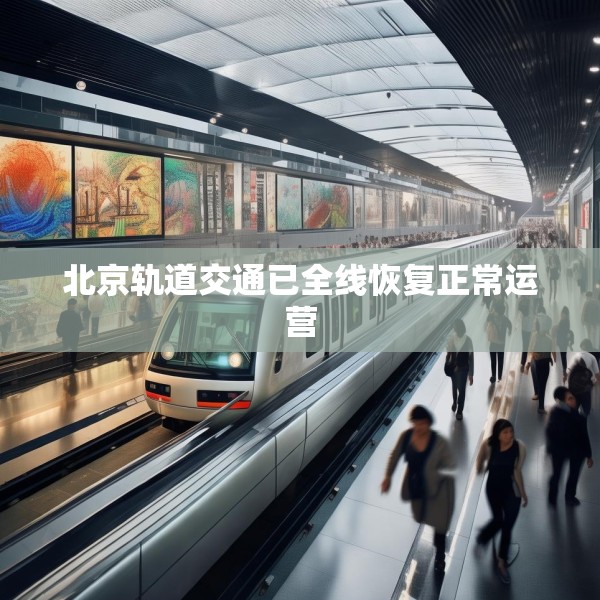 北京轨道交通已全线恢复正常运营