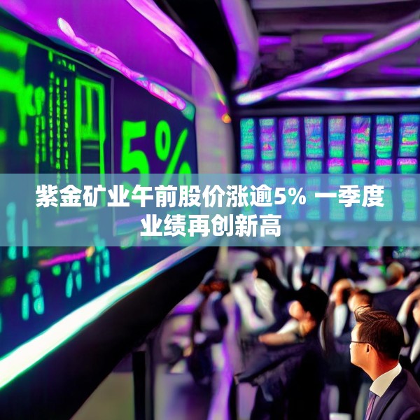 紫金矿业午前股价涨逾5% 一季度业绩再创新高