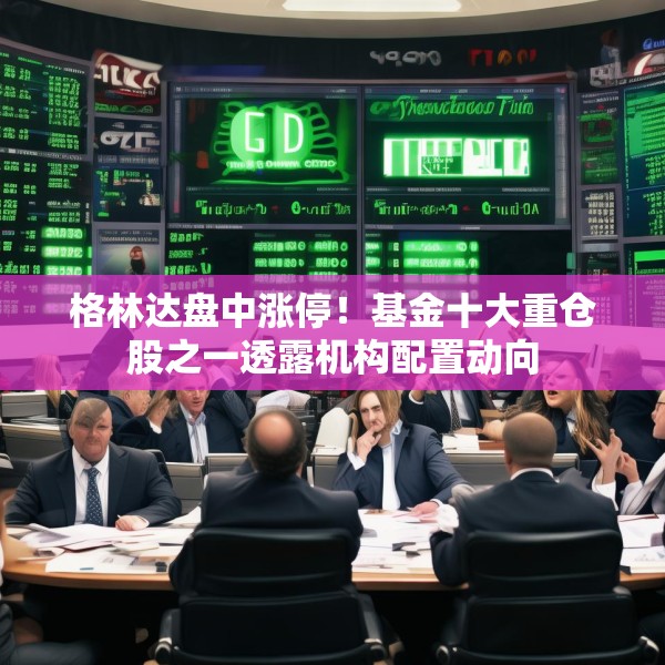格林达盘中涨停！基金十大重仓股之一透露机构配置动向