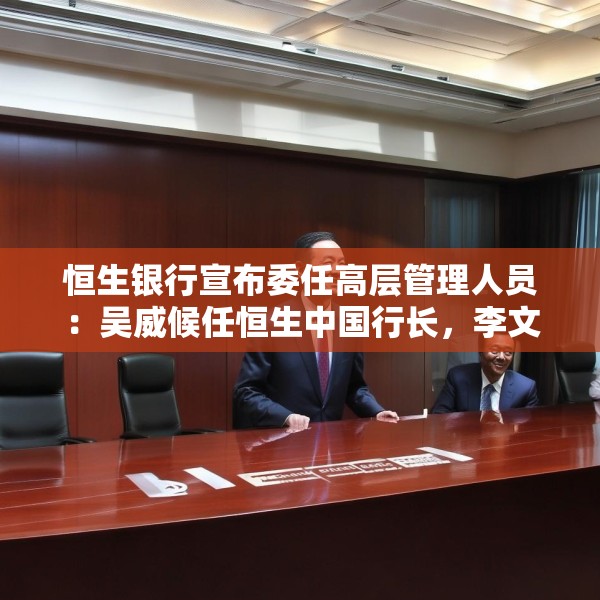 恒生银行宣布委任高层管理人员：吴威候任恒生中国行长，李文龙候任恒生中国副董事长