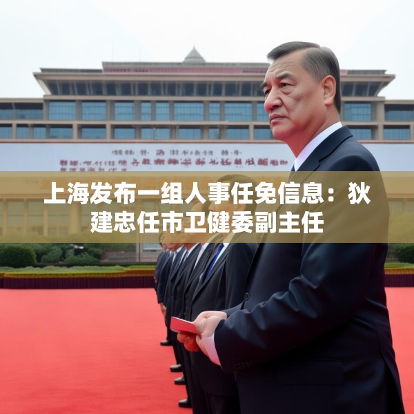 上海发布一组人事任免信息：狄建忠任市卫健委副主任