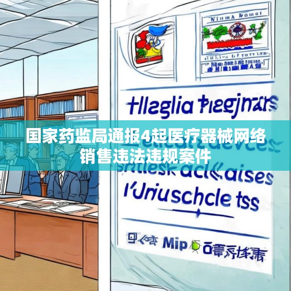 国家药监局通报4起医疗器械网络销售违法违规案件