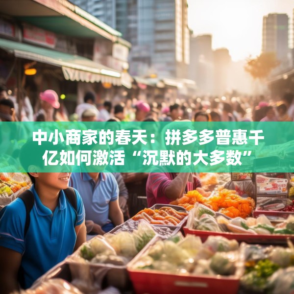 中小商家的春天：拼多多普惠千亿如何激活“沉默的大多数”