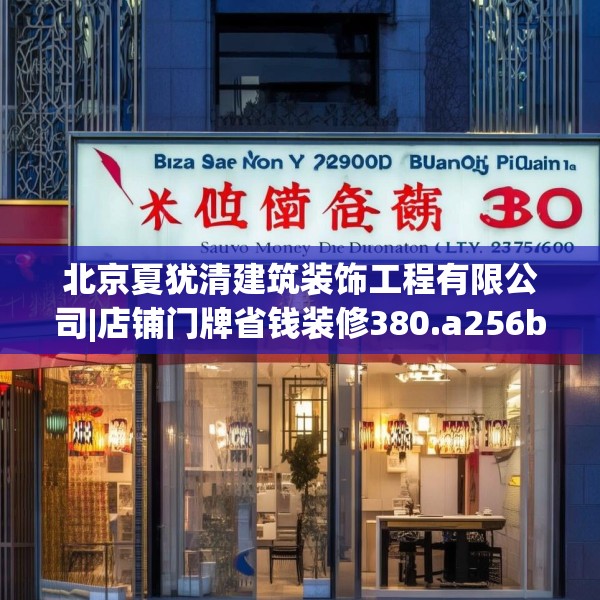 北京夏犹清建筑装饰工程有限公司|店铺门牌省钱装修380.a256b257c260fgy.26776670