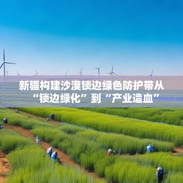 新疆构建沙漠锁边绿色防护带从“锁边绿化”到“产业造血”