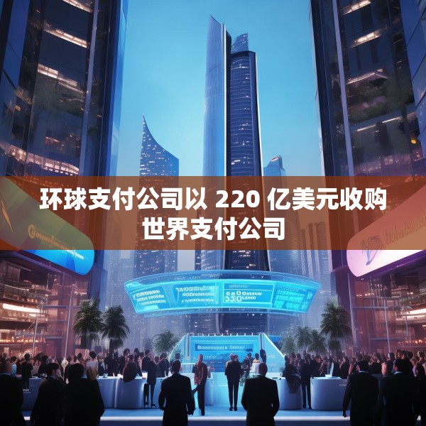环球支付公司以 220 亿美元收购世界支付公司