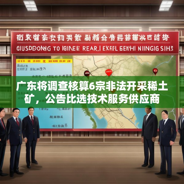 广东将调查核算6宗非法开采稀土矿，公告比选技术服务供应商