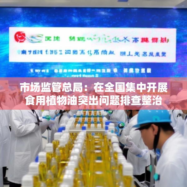 市场监管总局：在全国集中开展食用植物油突出问题排查整治