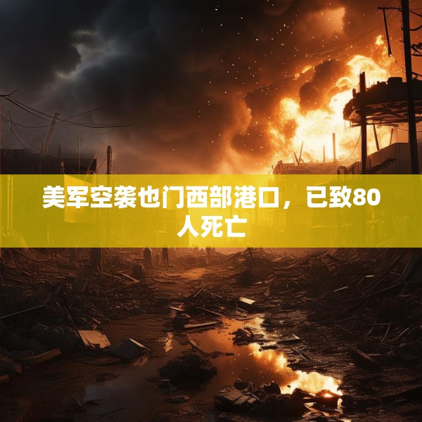 美军空袭也门西部港口，已致80人死亡