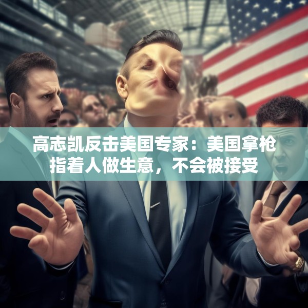 高志凯反击美国专家：美国拿枪指着人做生意，不会被接受
