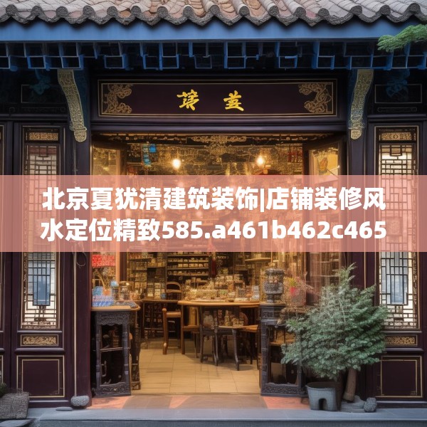 北京夏犹清建筑装饰|店铺装修风水定位精致585.a461b462c465fgy.472fghfd