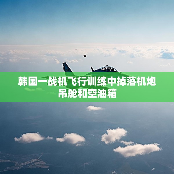 韩国一战机飞行训练中掉落机炮吊舱和空油箱