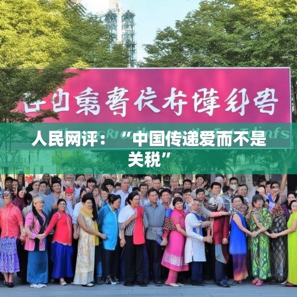 人民网评：“中国传递爱而不是关税”