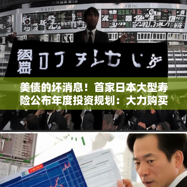 美债的坏消息！首家日本大型寿险公布年度投资规划：大力购买日本超长债，考虑缩减外债