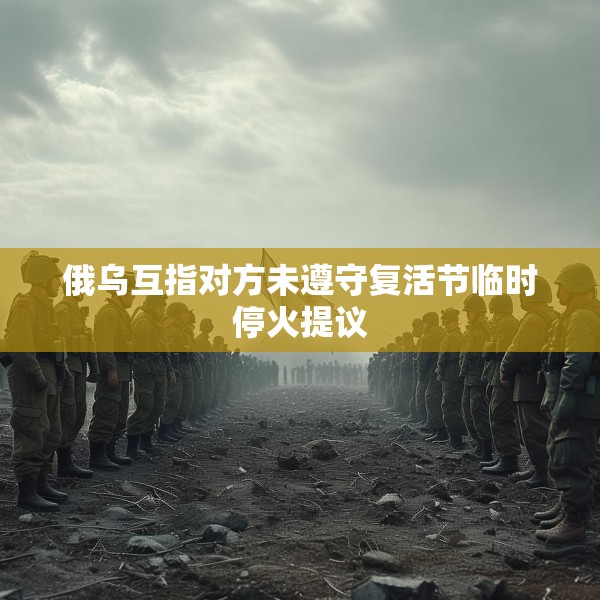 俄乌互指对方未遵守复活节临时停火提议