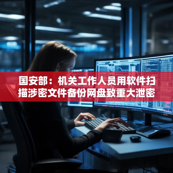 国安部：机关工作人员用软件扫描涉密文件备份网盘致重大泄密