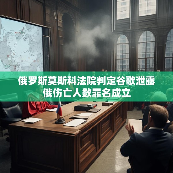 俄罗斯莫斯科法院判定谷歌泄露俄伤亡人数罪名成立