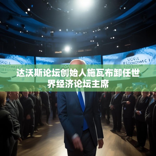 达沃斯论坛创始人施瓦布卸任世界经济论坛主席
