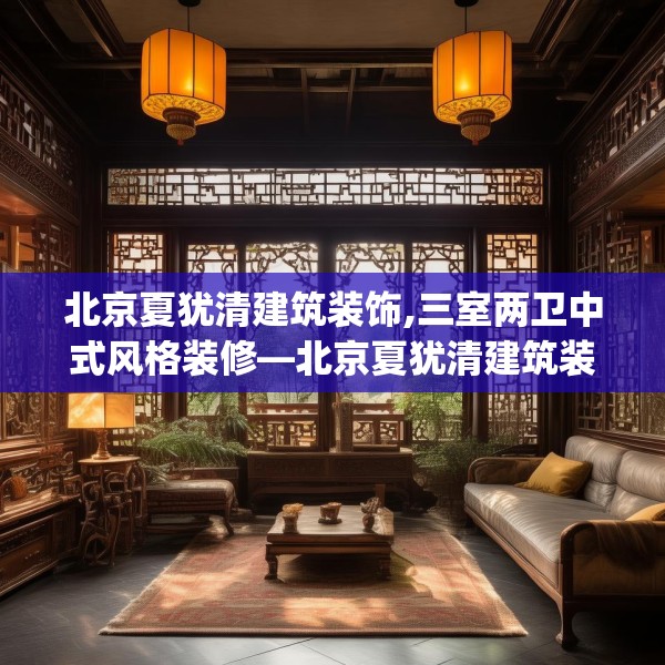 北京夏犹清建筑装饰,三室两卫中式风格装修—北京夏犹清建筑装饰505.a381b382c385fgy.392jhhj
