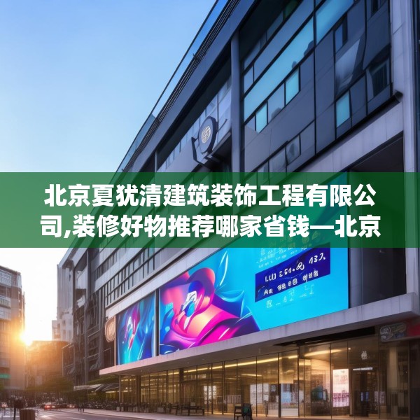 北京夏犹清建筑装饰工程有限公司,装修好物推荐哪家省钱—北京夏犹清建筑装饰工程有限公司555.a431b432c435fgy.442fhsg