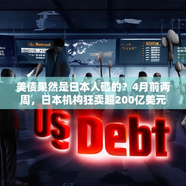 美债果然是日本人砸的？4月前两周，日本机构狂卖超200亿美元外债，规模创20年新高！
