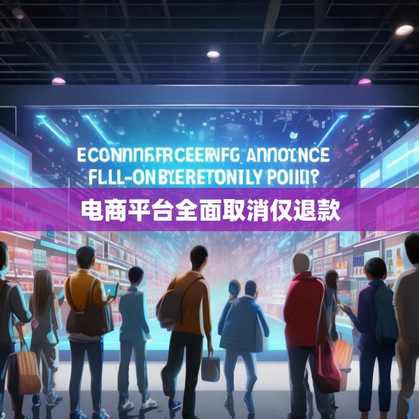 电商平台全面取消仅退款