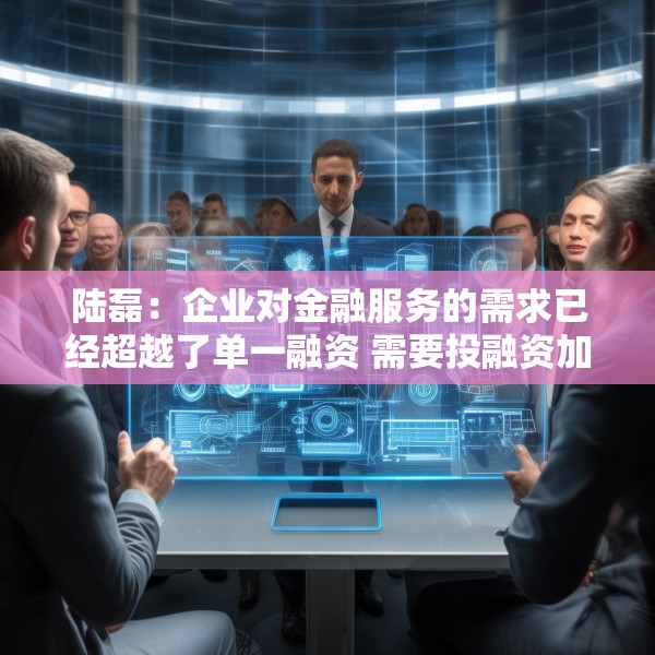 陆磊：企业对金融服务的需求已经超越了单一融资 需要投融资加风险管理咨询的一体化金融解决方案