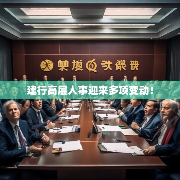 建行高层人事迎来多项变动！