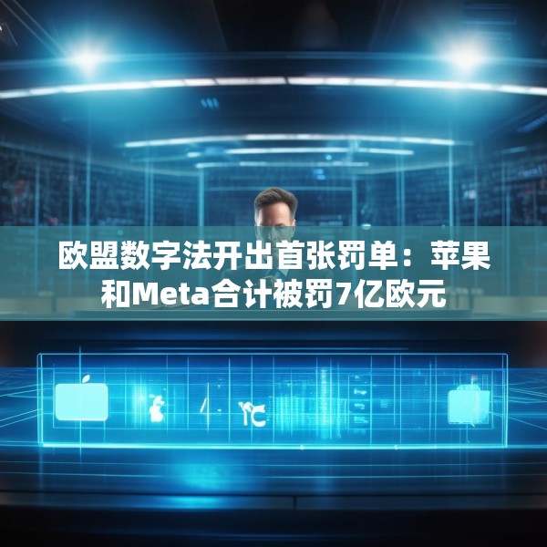 欧盟数字法开出首张罚单：苹果和Meta合计被罚7亿欧元
