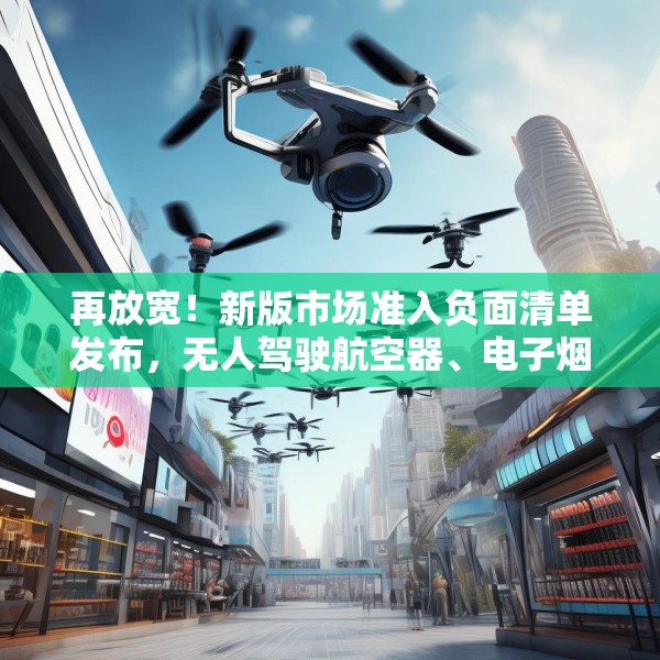 再放宽！新版市场准入负面清单发布，无人驾驶航空器、电子烟等新业态被纳入