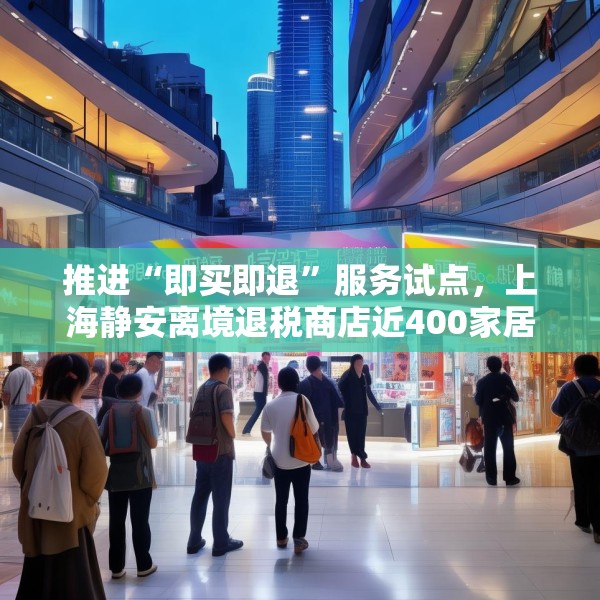 推进“即买即退”服务试点，上海静安离境退税商店近400家居全市首位