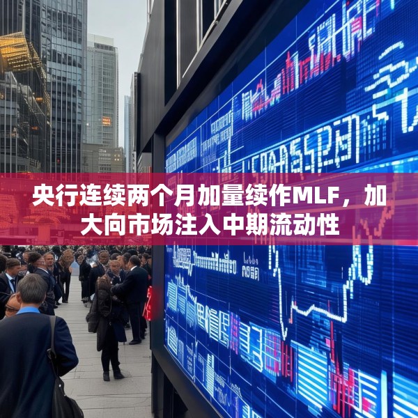 央行连续两个月加量续作MLF，加大向市场注入中期流动性
