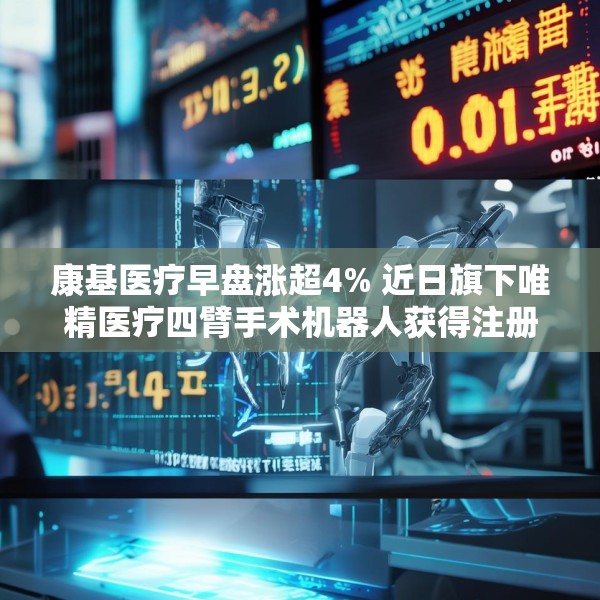 康基医疗早盘涨超4% 近日旗下唯精医疗四臂手术机器人获得注册批准