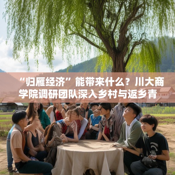 “归雁经济”能带来什么？川大商学院调研团队深入乡村与返乡青年人才交流