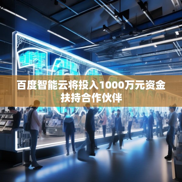 百度智能云将投入1000万元资金扶持合作伙伴