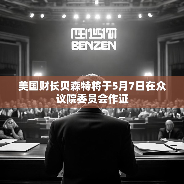 美国财长贝森特将于5月7日在众议院委员会作证