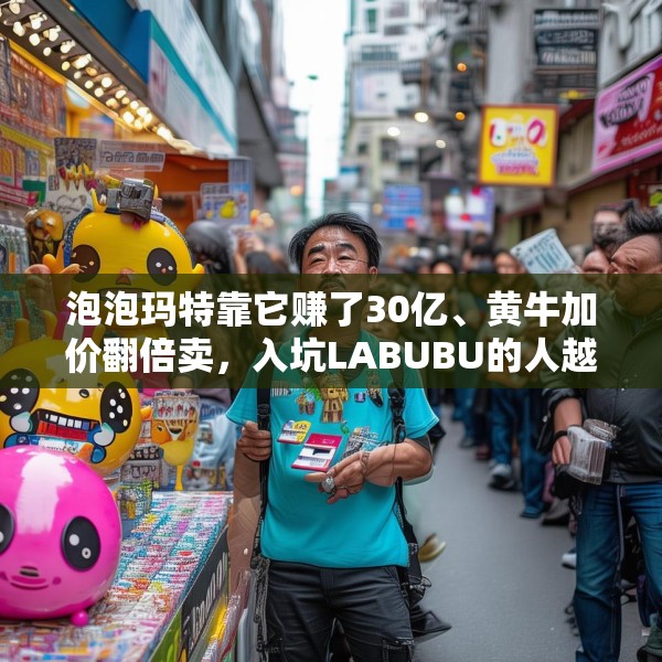 泡泡玛特靠它赚了30亿、黄牛加价翻倍卖，入坑LABUBU的人越来越多