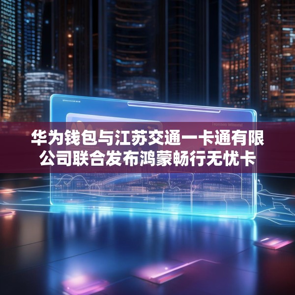 华为钱包与江苏交通一卡通有限公司联合发布鸿蒙畅行无忧卡