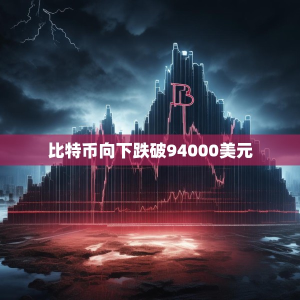比特币向下跌破94000美元