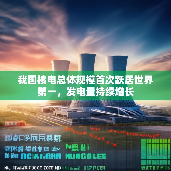 我国核电总体规模首次跃居世界第一，发电量持续增长