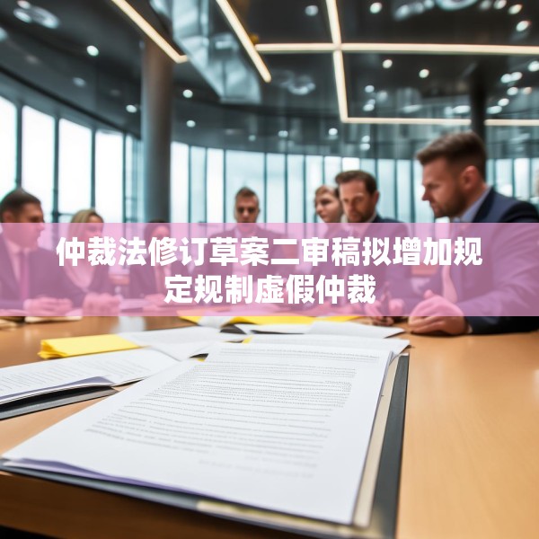 仲裁法修订草案二审稿拟增加规定规制虚假仲裁