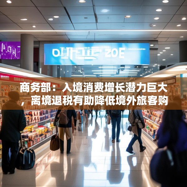 商务部：入境消费增长潜力巨大，离境退税有助降低境外旅客购物成本