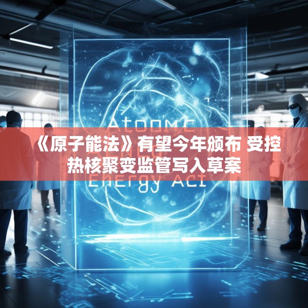 《原子能法》有望今年颁布 受控热核聚变监管写入草案