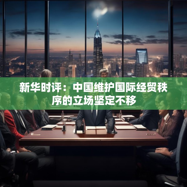 新华时评：中国维护国际经贸秩序的立场坚定不移