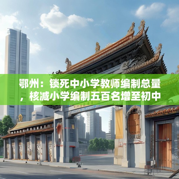 鄂州：锁死中小学教师编制总量，核减小学编制五百名增至初中